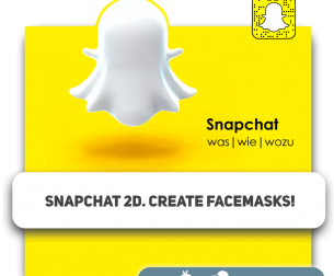 Snapchat 2D. Create facemasks! - Programming for children in Basel